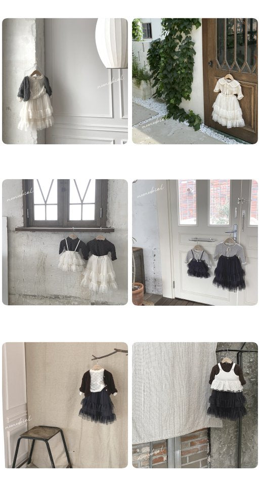【nunubiel】 mesh skirt