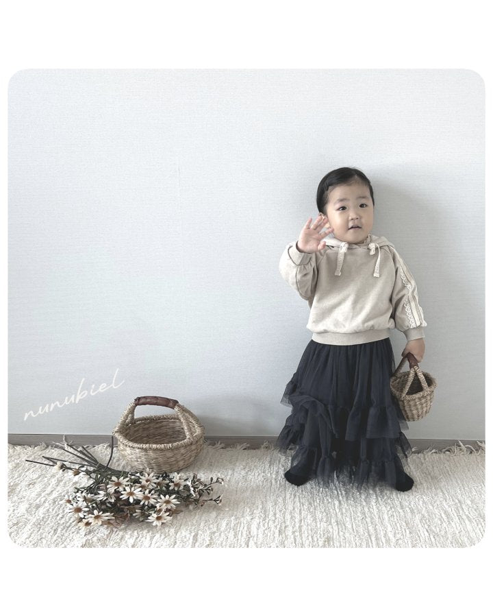 【nunubiel】 mesh skirt