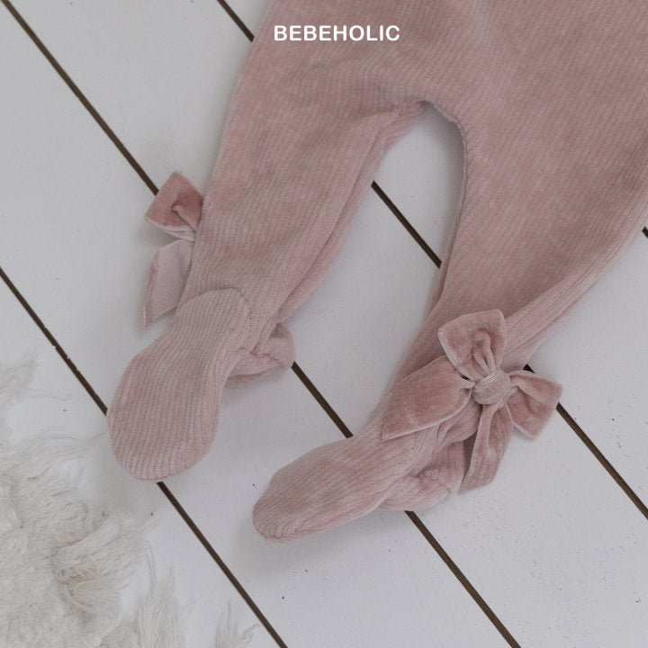 【bebeholic】 Ribbon foot leggings