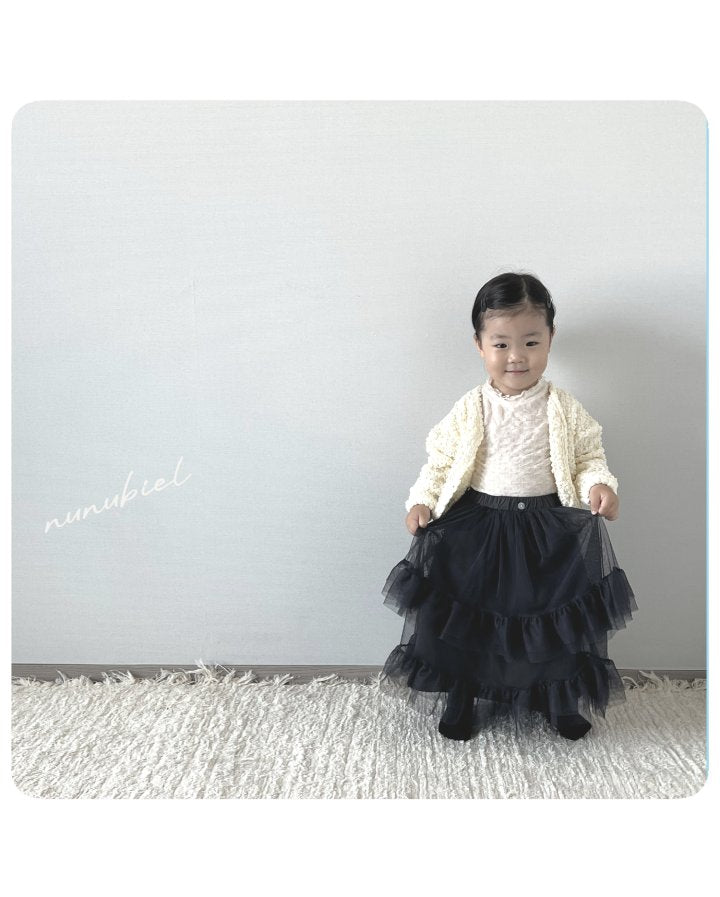 【nunubiel】 mesh skirt