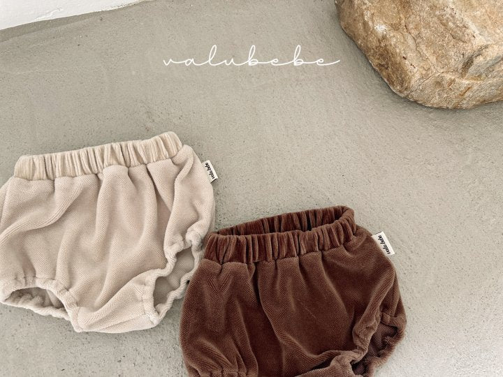 【valubebe】 Fluffy Velour Bloomers (Bebe)