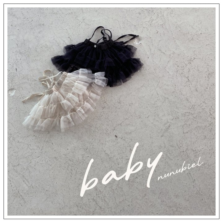 【nunubiel】  bebe mesh skirt