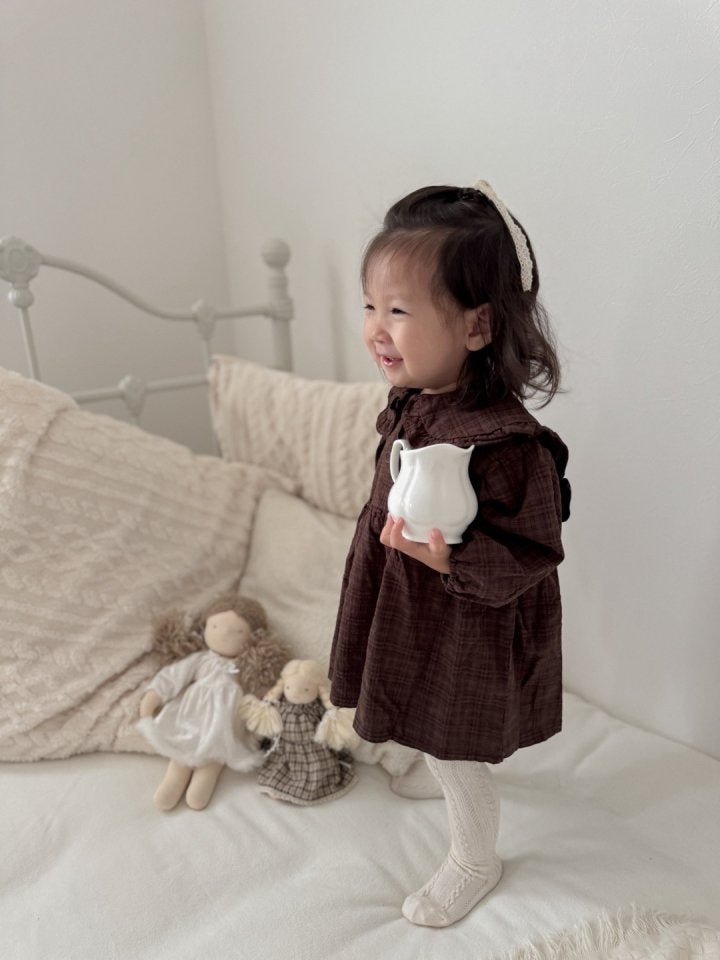 【mimi market】 Mile collar One Piece