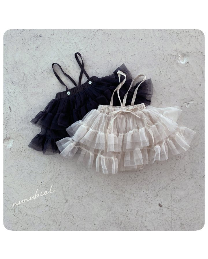 【nunubiel】  bebe mesh skirt