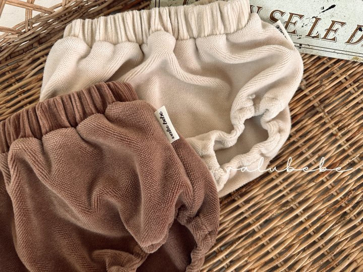 【valubebe】 Fluffy Velour Bloomers (Bebe)