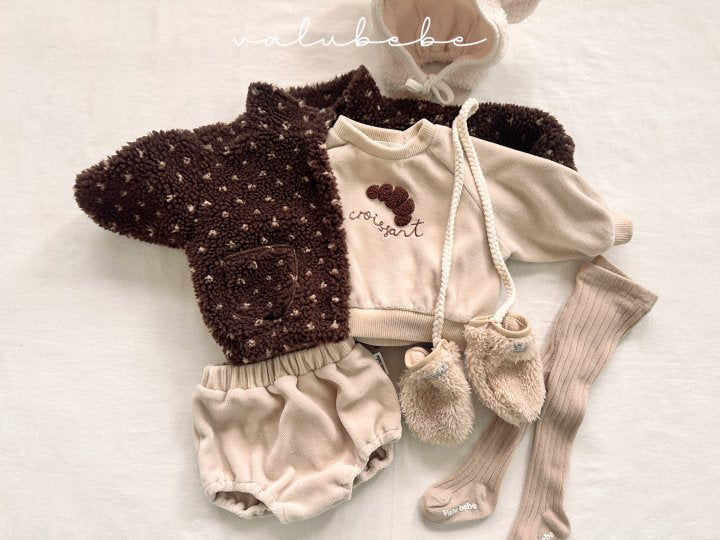 【valubebe】 Fluffy Velour Bloomers (Bebe)