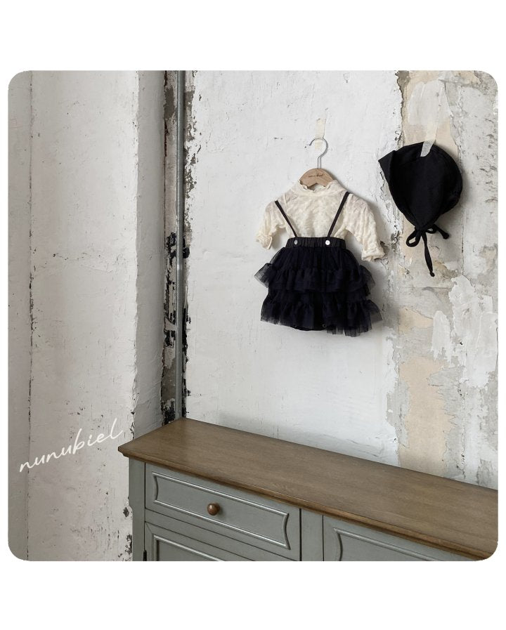 【nunubiel】  bebe mesh skirt