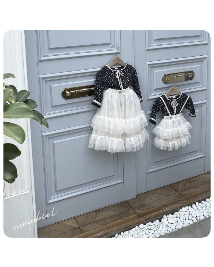 【nunubiel】  bebe mesh skirt