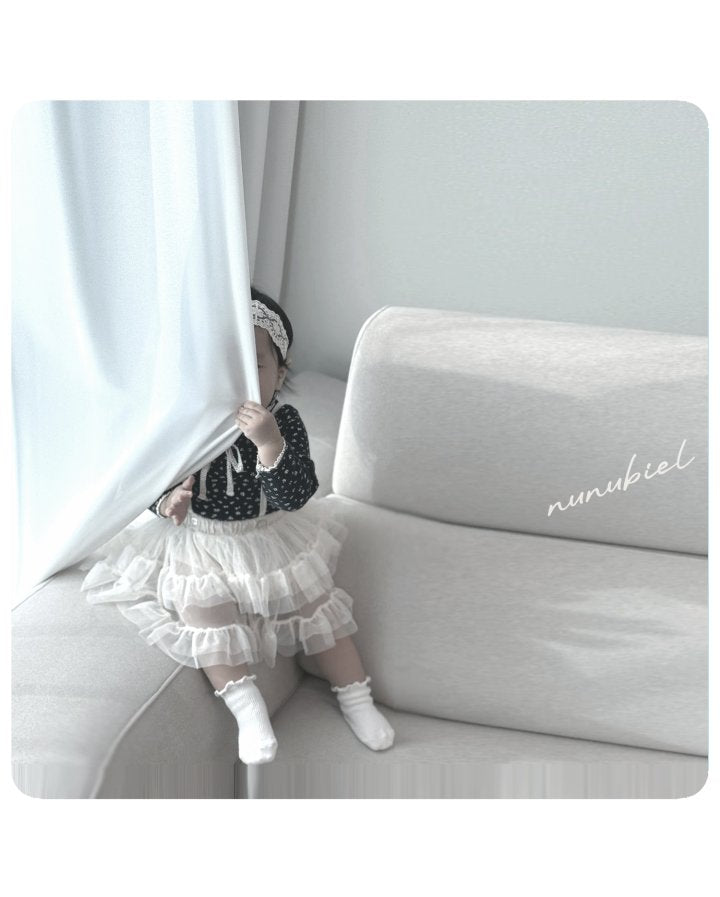 【nunubiel】  bebe mesh skirt