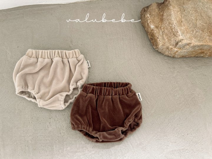 【valubebe】 Fluffy Velour Bloomers (Bebe)