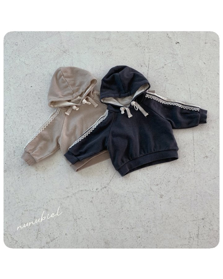【nunubiel】 lace hood t-shirts
