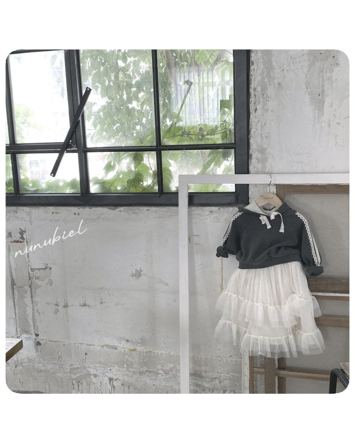 【nunubiel】 lace hood t-shirts