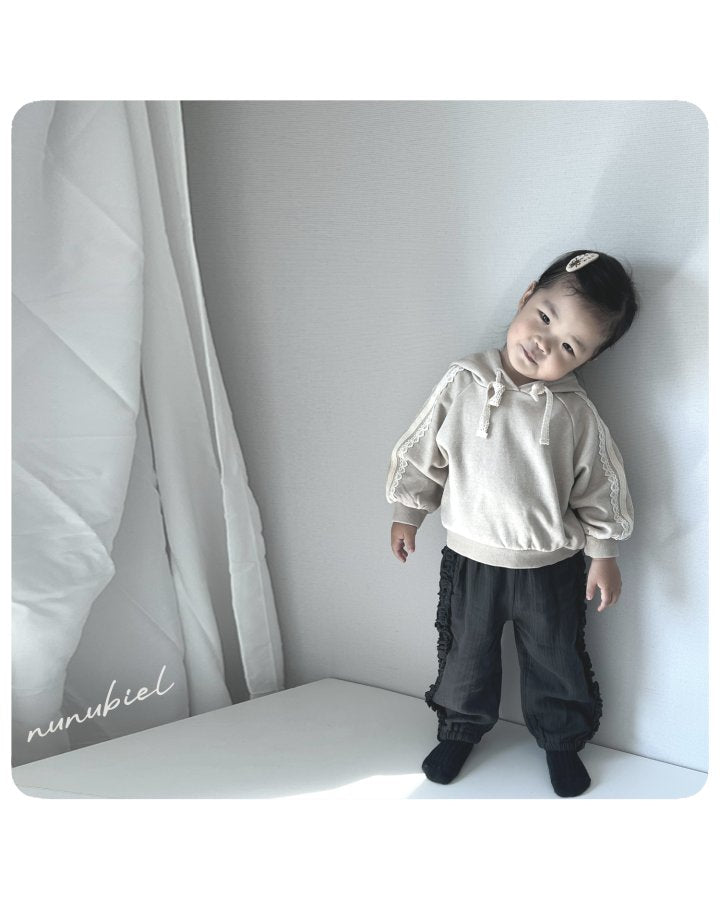 【nunubiel】 lace hood t-shirts