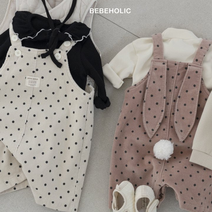 【bebeholic】 Rabbit overall Suit