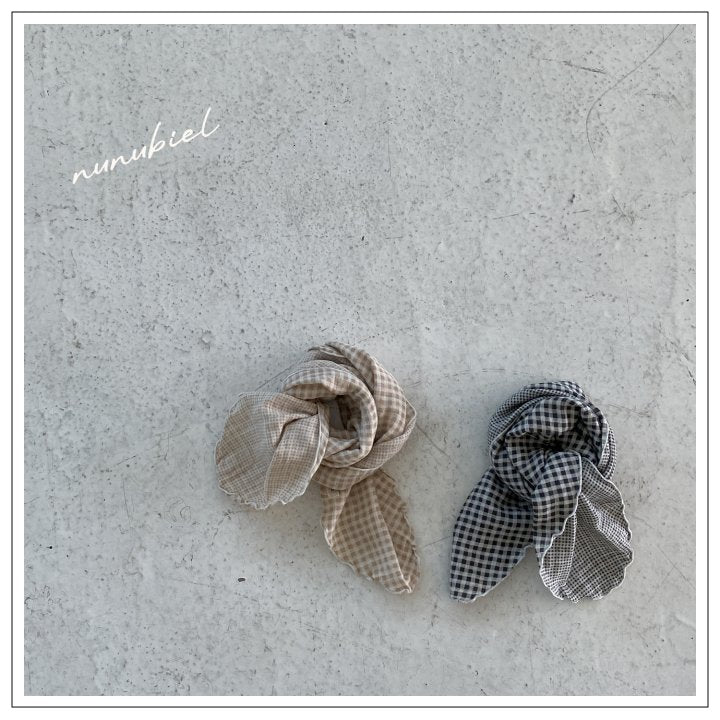【nunubiel】 check scarf