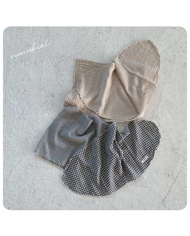 【nunubiel】 check scarf