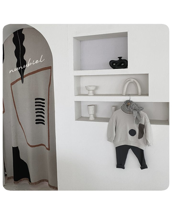 【nunubiel】 check scarf