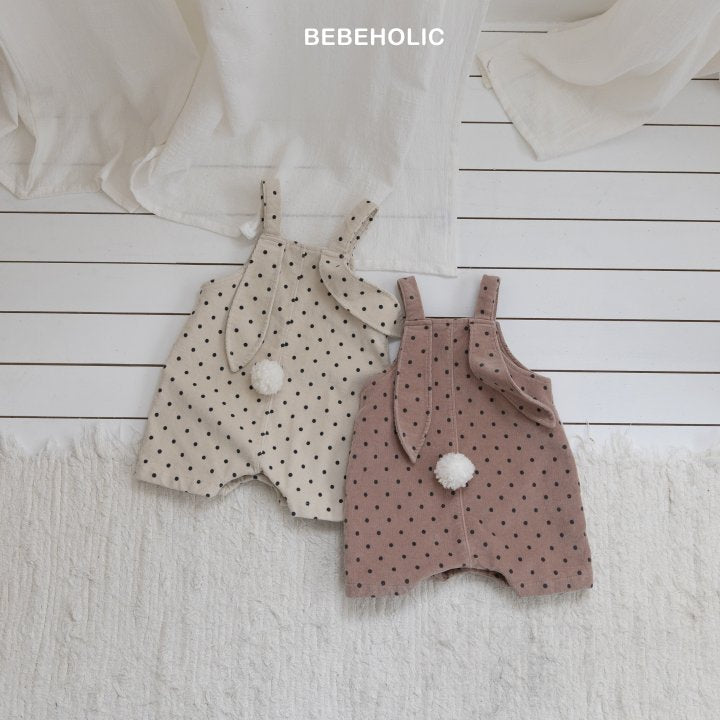 【bebeholic】 Rabbit overall Suit