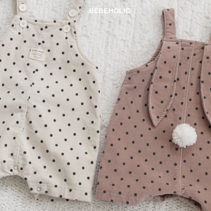 【bebeholic】 Rabbit overall Suit