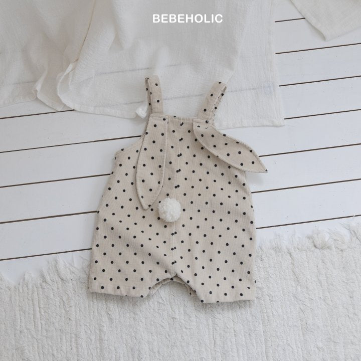 【bebeholic】 Rabbit overall Suit