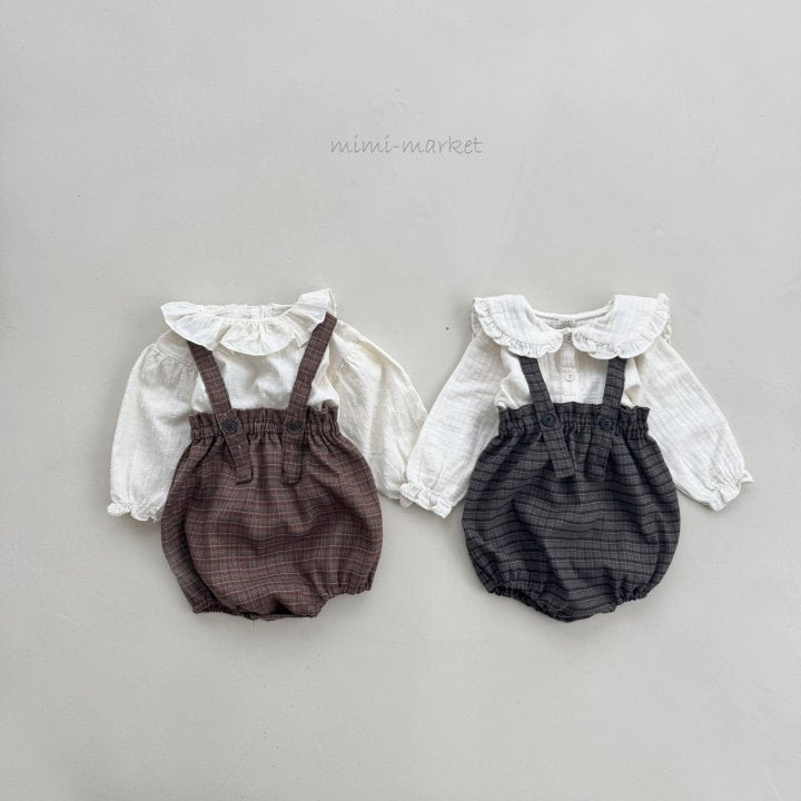 【mimi market】 Randy overall bloomer