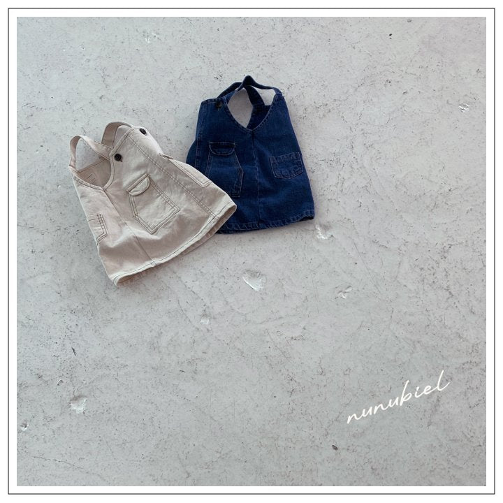 【nunubiel】 pocket denim dress