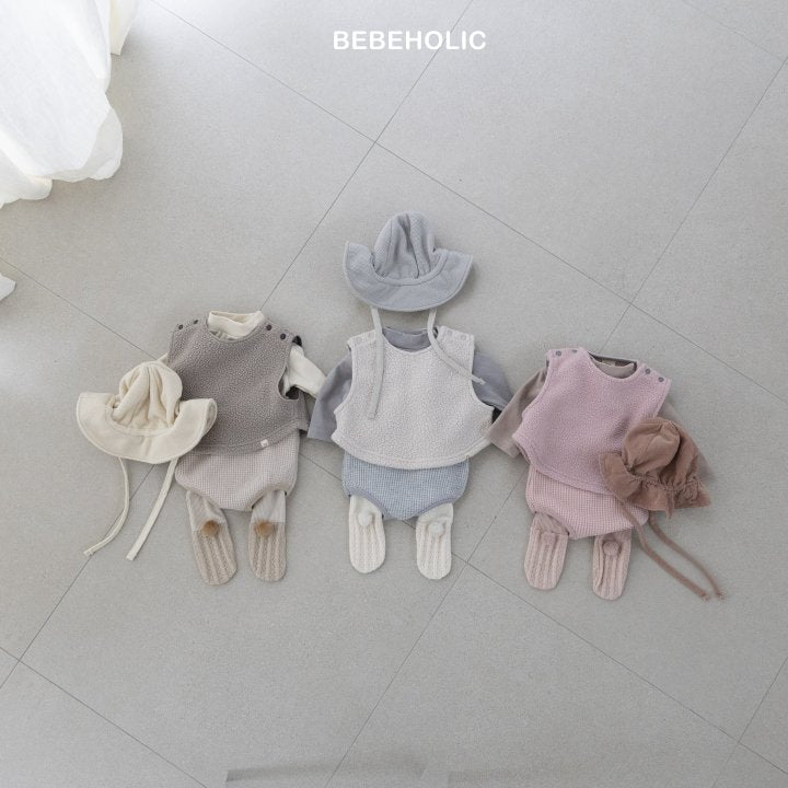 【bebeholic】 Croffle overall Bloomer