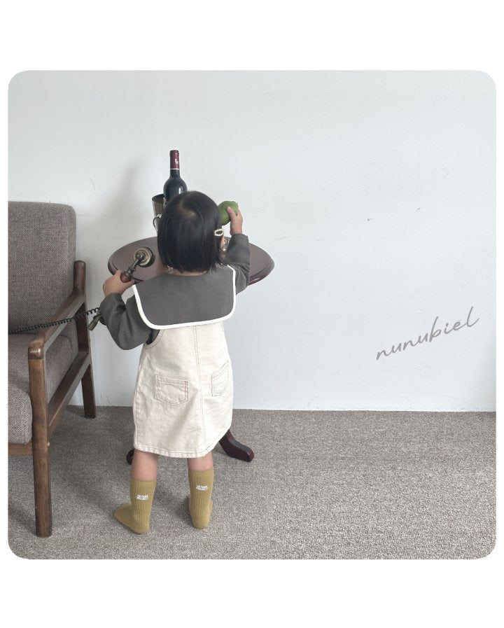 【nunubiel】 pocket denim dress