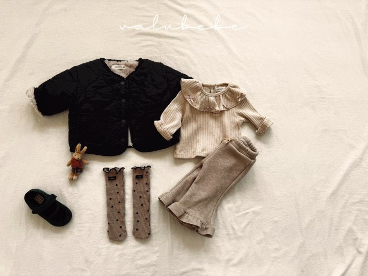 【valubebe】 Semi-bootcut pants (bebe)