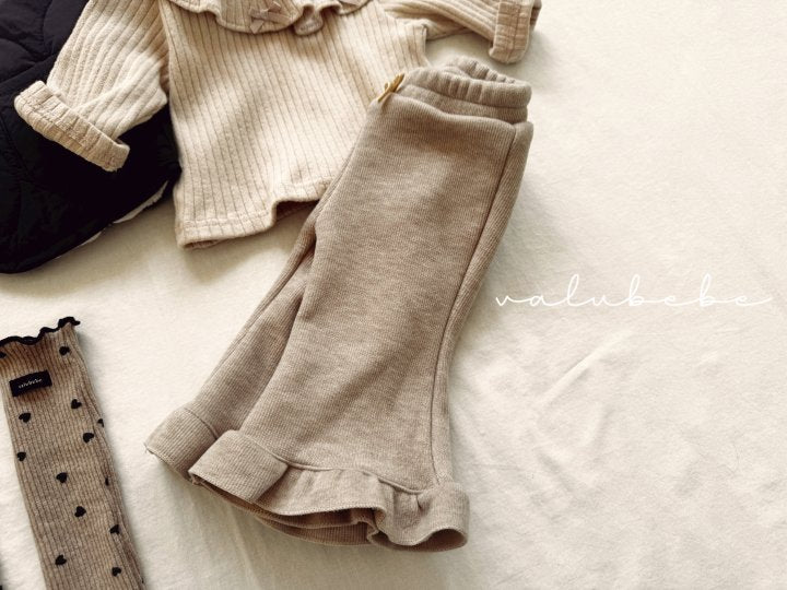 【valubebe】 Semi-bootcut pants (bebe)