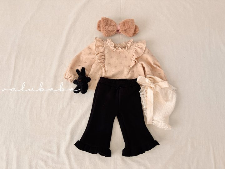 【valubebe】 Semi-bootcut pants (bebe)