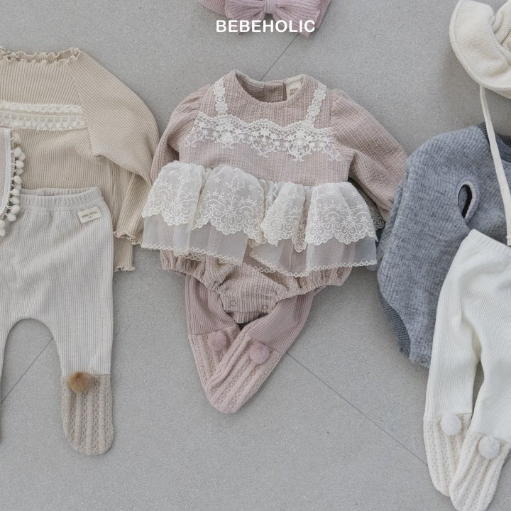 【bebeholic】 bangwool foot leggings