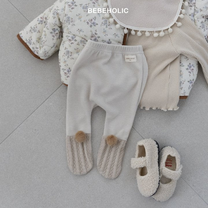 【bebeholic】 bangwool foot leggings