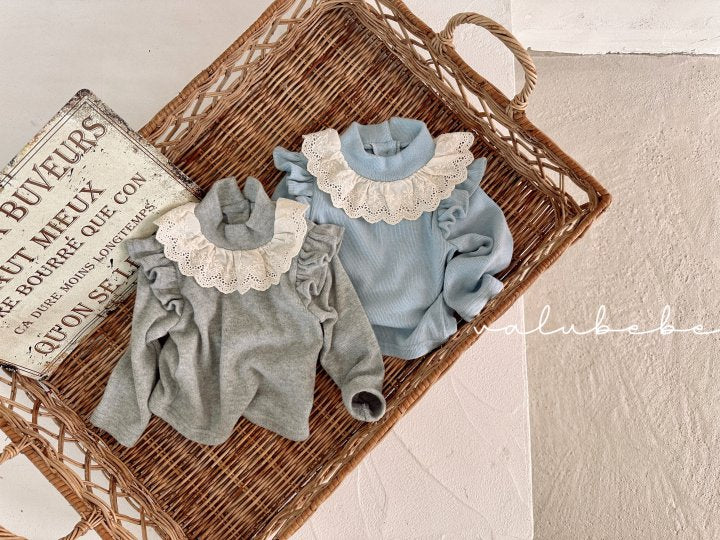 【valubebe】 Coco Shirring Wing T-shirt