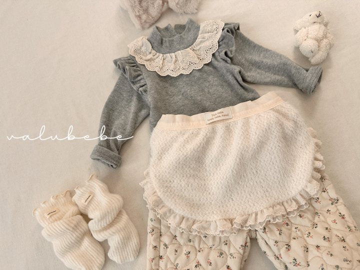 【valubebe】 Coco Shirring Wing T-shirt