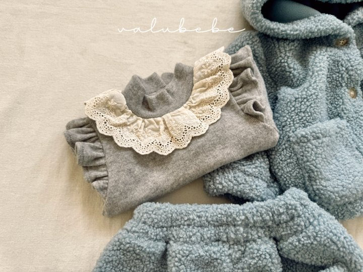 【valubebe】 Coco Shirring Wing T-shirt