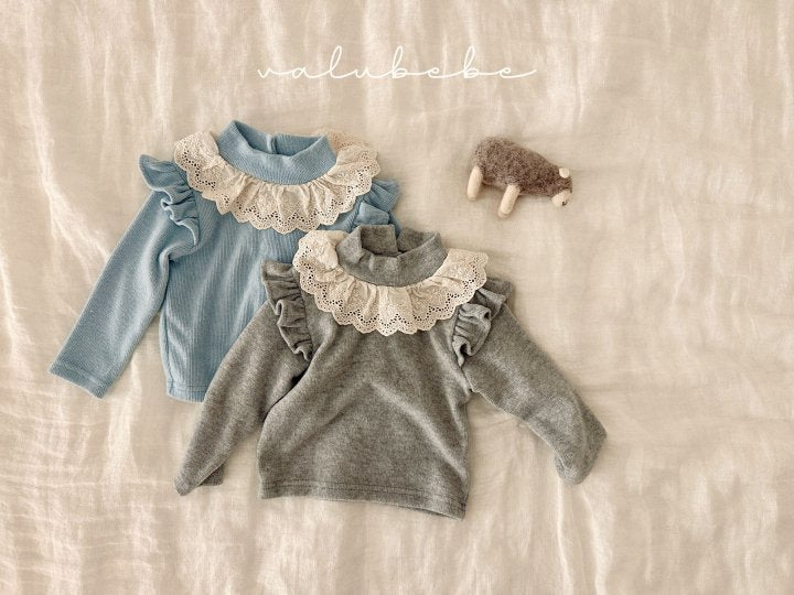 【valubebe】 Coco Shirring Wing T-shirt