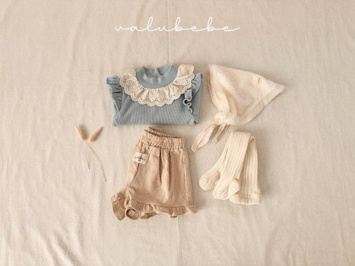 【valubebe】 Coco Shirring Wing T-shirt