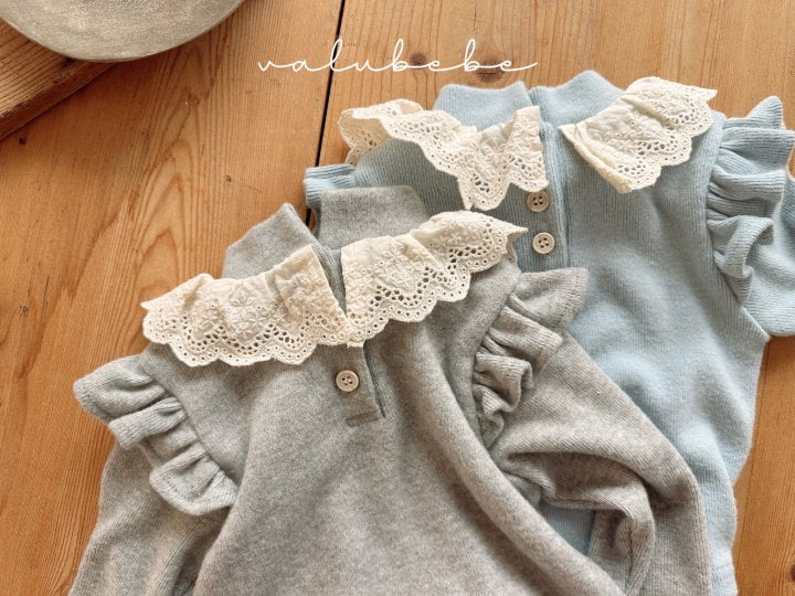 【valubebe】 Coco Shirring Wing T-shirt