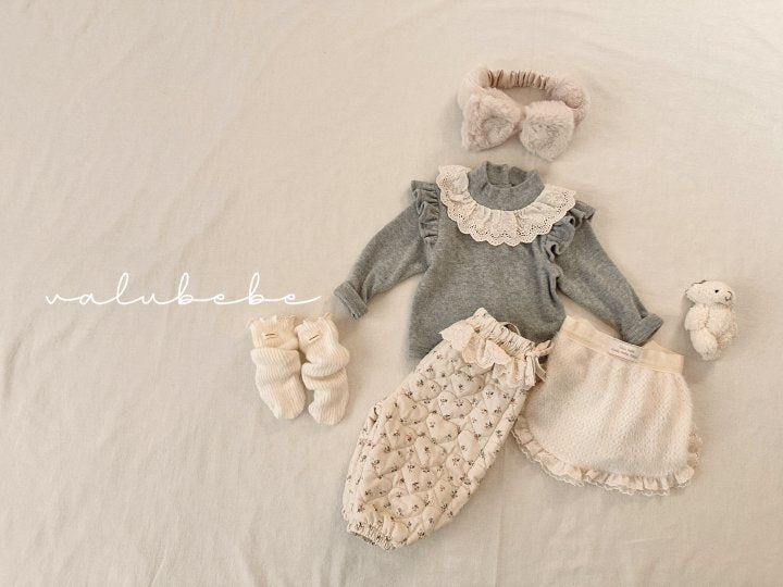 【valubebe】 Coco Shirring Wing T-shirt