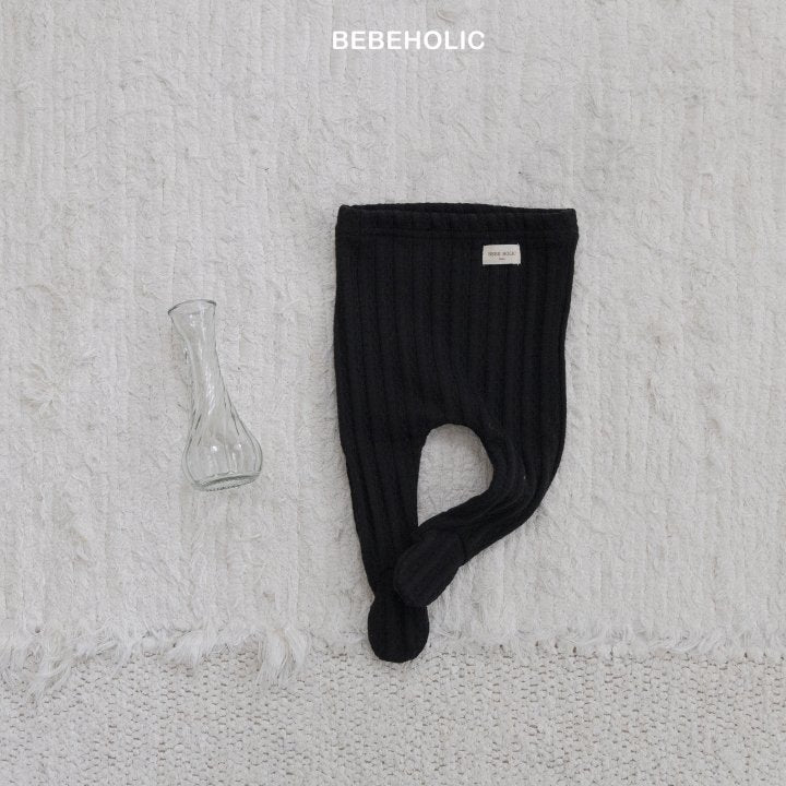 【bebeholic】 Leather foot leggings