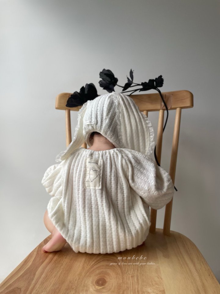 【monbebe】 Winter Bunny Bonnet