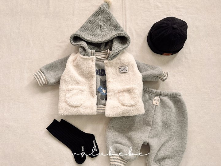 【valubebe】 Wangseobang padded beanie cap (bebe)