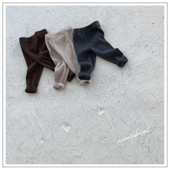 【nunubiel】 ribbed leggings