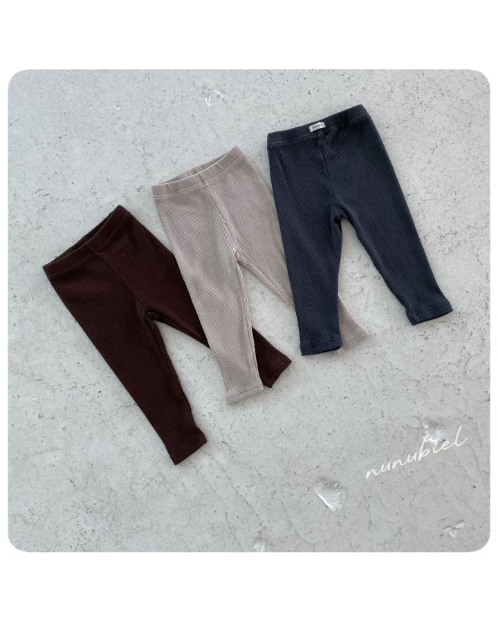 【nunubiel】 ribbed leggings