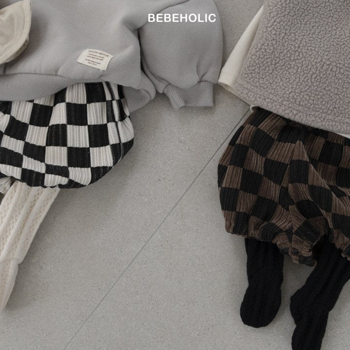 【bebeholic】 Dart check pants