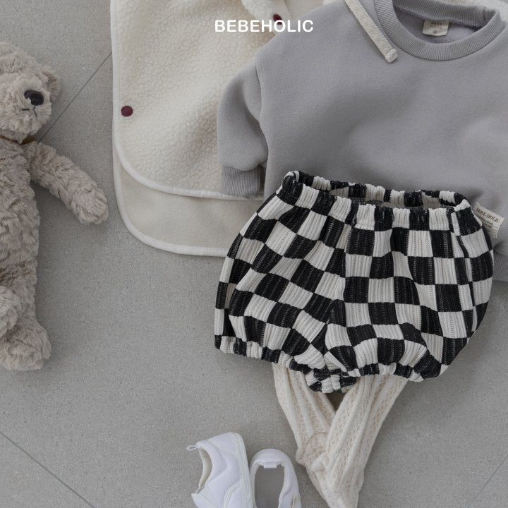 【bebeholic】 Dart check pants
