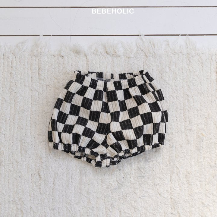 【bebeholic】 Dart check pants