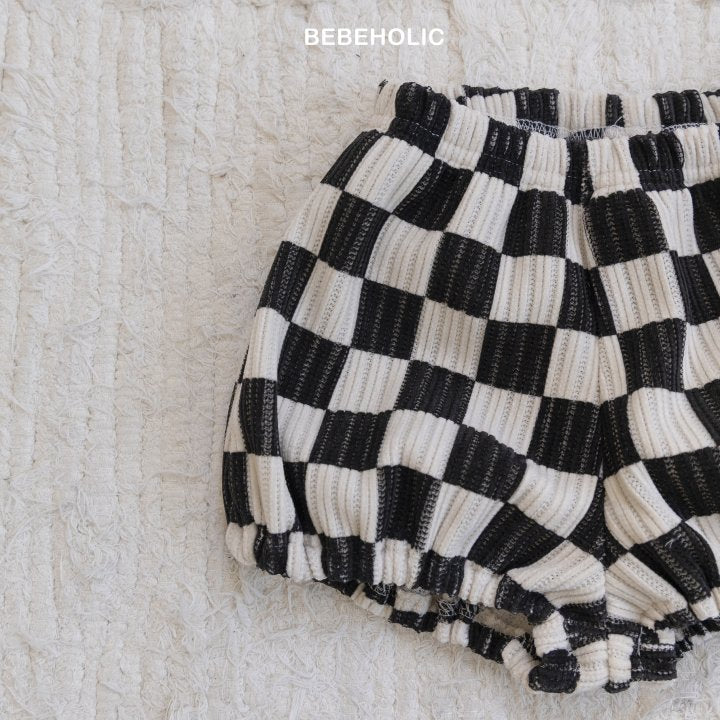 【bebeholic】 Dart check pants