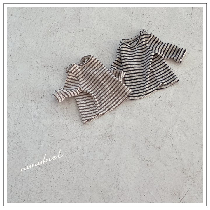 【nunubiel】 stripe t-shirts